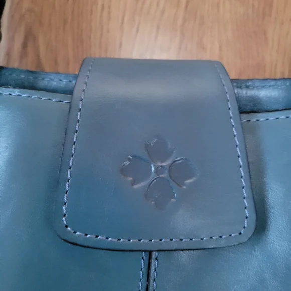 Patricia Nash Safflower Blue Leather Bag - Picture 3 of 7